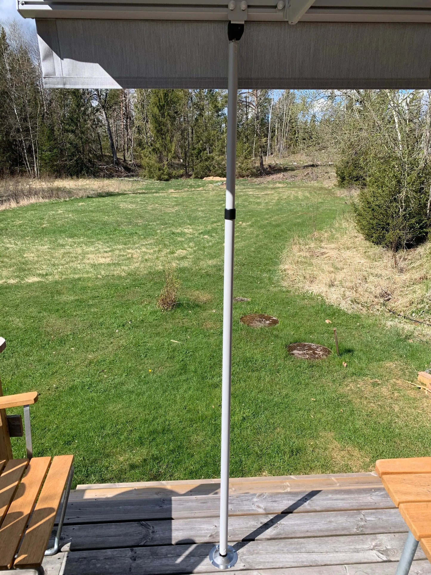Teleskopstag lång (Terrassmarkis) 5000 kr