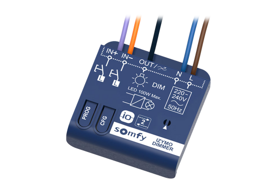 Lighting Receiver io Izymo LED dimmer