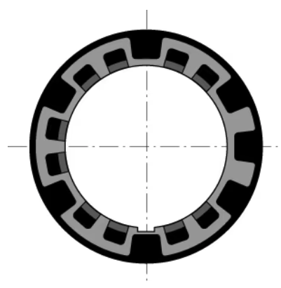 Medbringare 78 MM för Somfy 50 motor